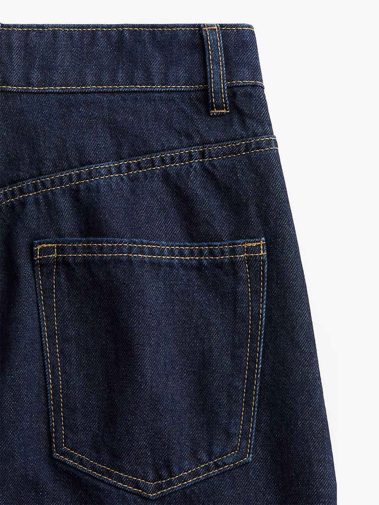 A line Denim Skirt