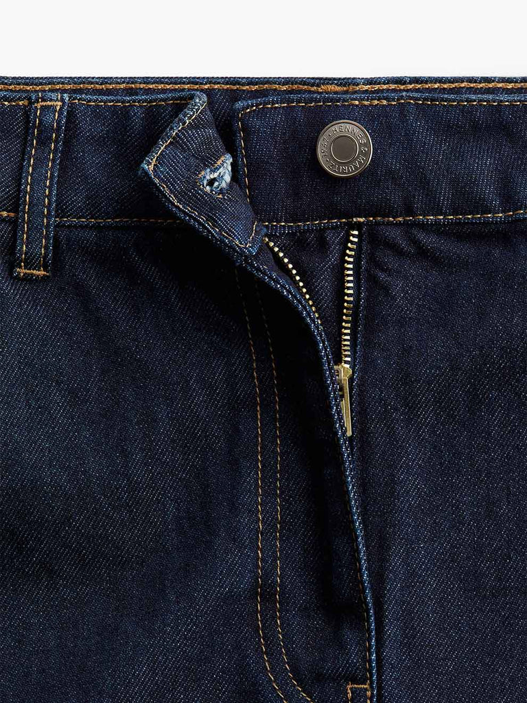 A line Denim Skirt
