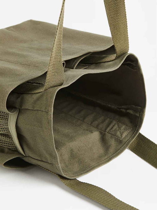 Cotton Canvas Shopper