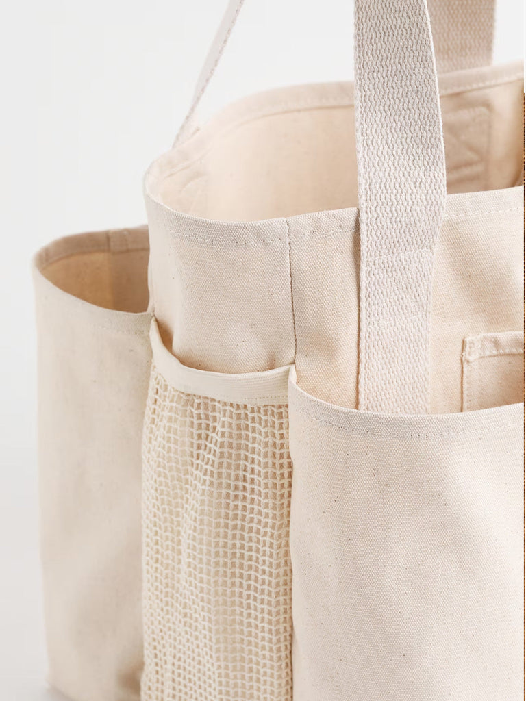 Cotton Canvas Shopper