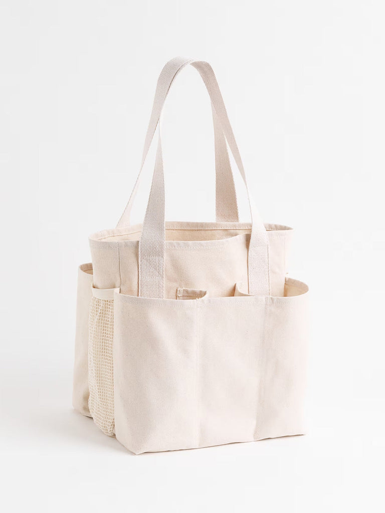 Cotton Canvas Shopper