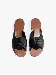 Fluted Strap Sandals