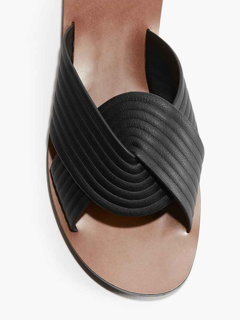Fluted Strap Sandals