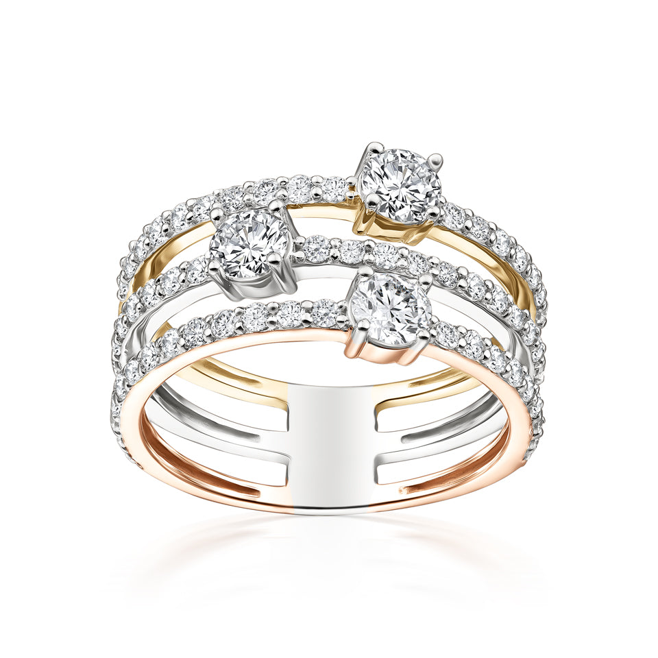 18K Gold Plated Bracelet Ring