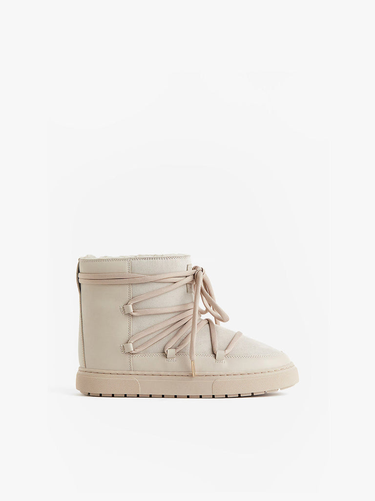 Laced Padded Boots