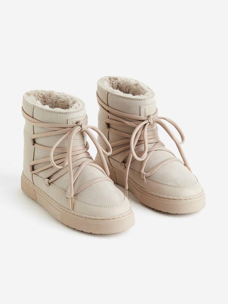 Laced Padded Boots