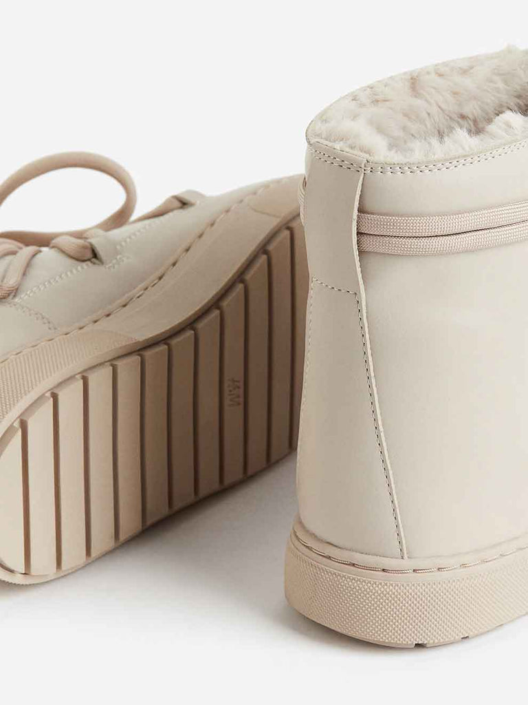 Laced Padded Boots