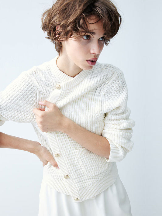 Rib Knit Cardigan