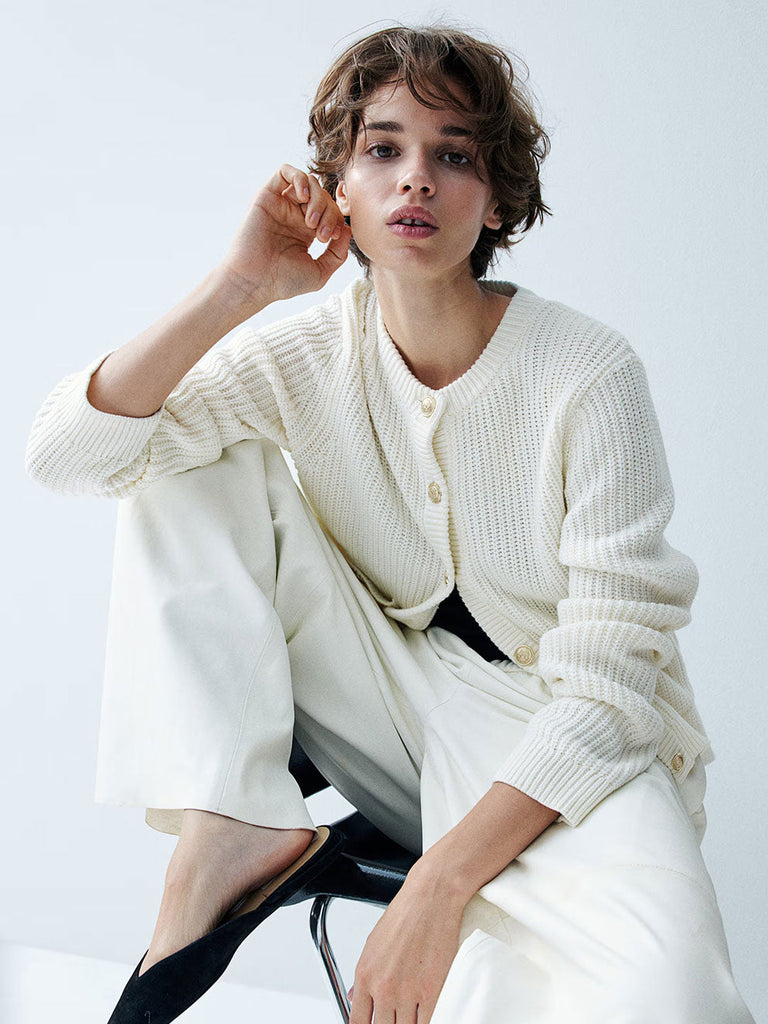 Rib Knit Cardigan