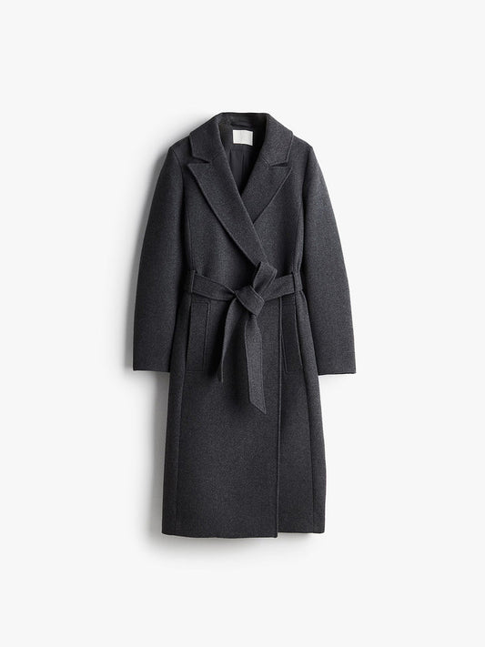Tie Belt Coat