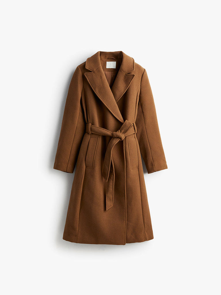 Tie Belt Coat