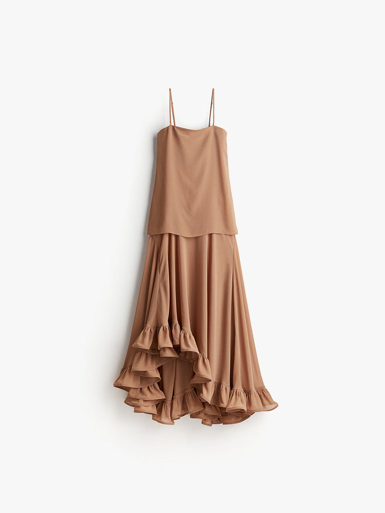 Voluminous Bandeau Dress