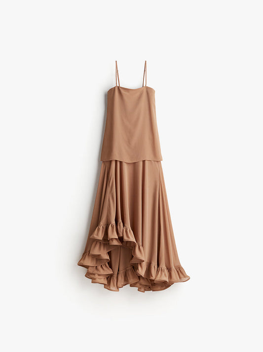 Voluminous Bandeau Dress