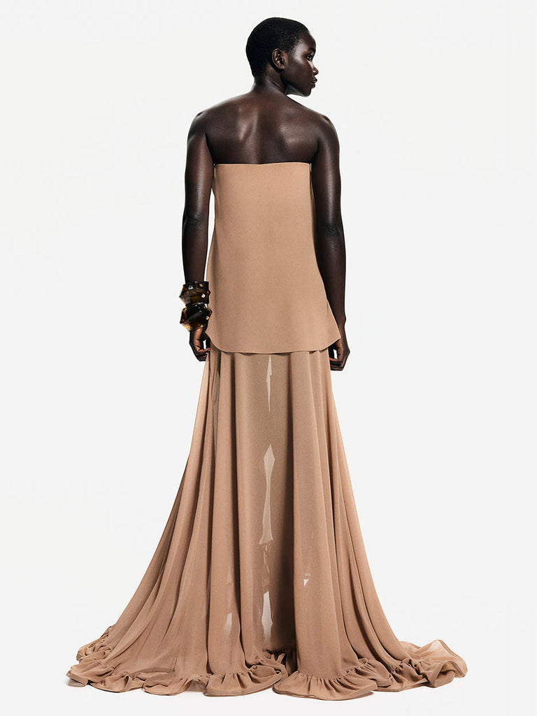 Voluminous Bandeau Dress