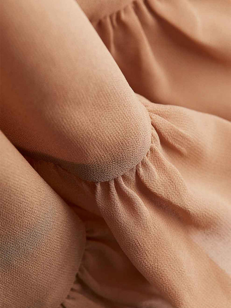 Voluminous Bandeau Dress
