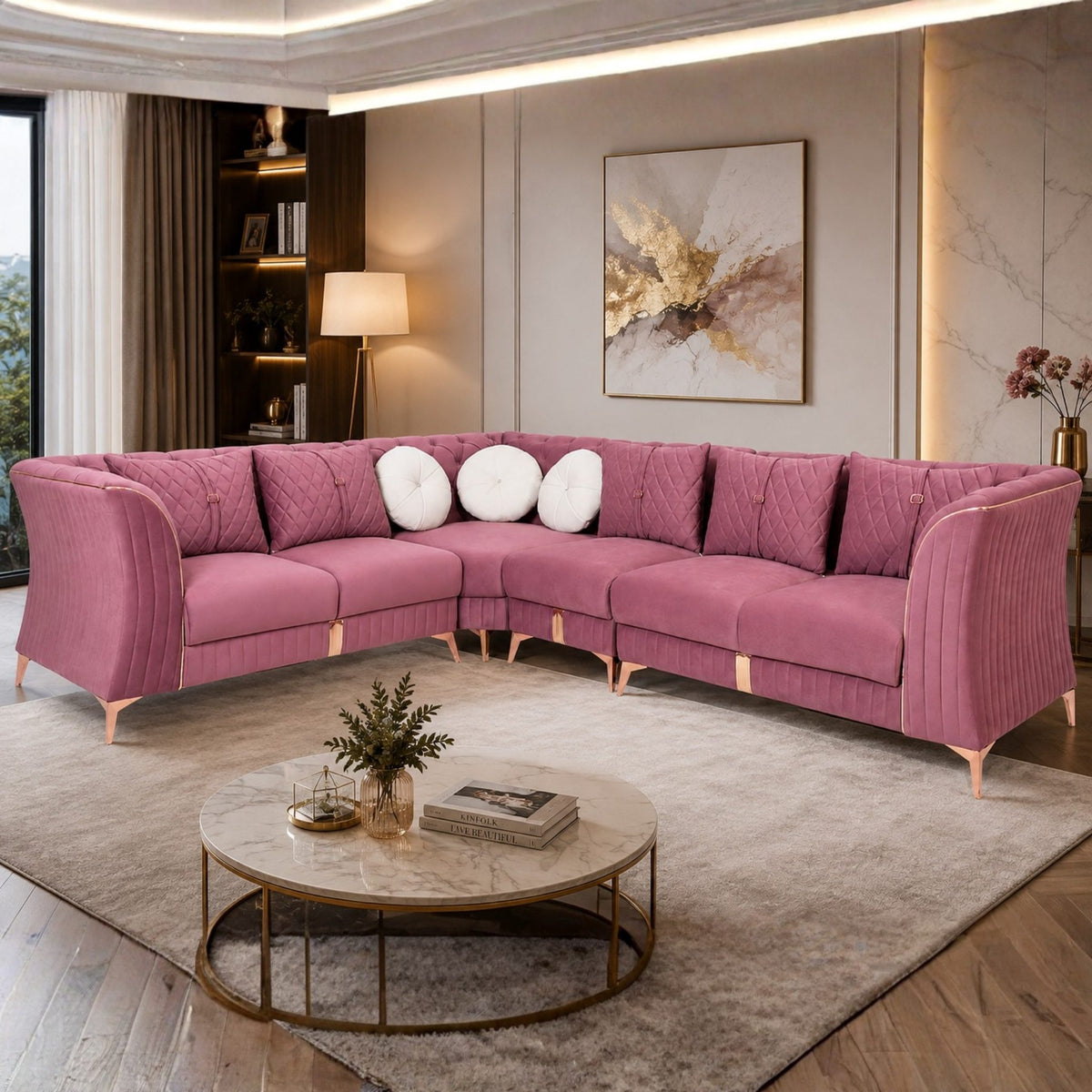 Adri Corner Sofa (Left) — lifestyle