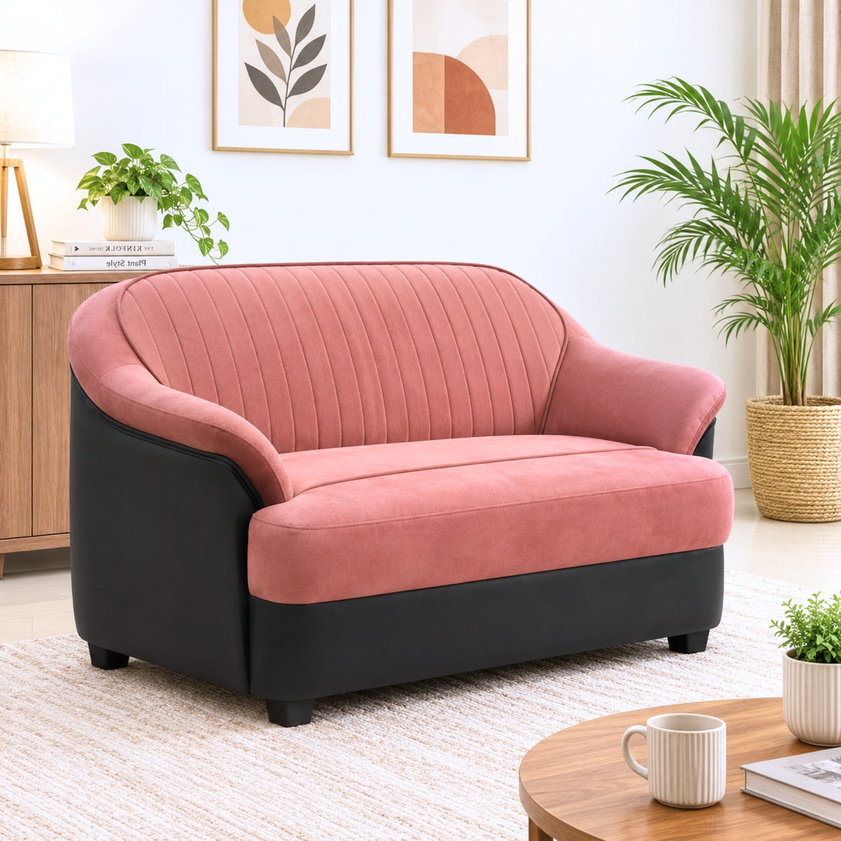Amber Three-Seater Sofa — lifestyle
