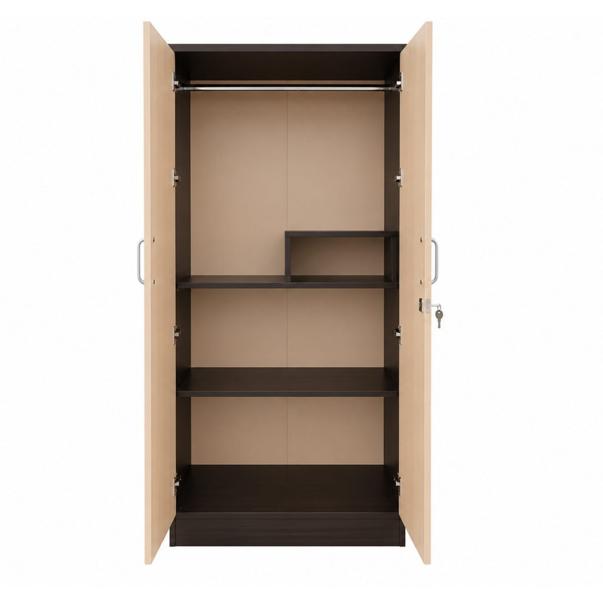 Astra Two-Door Wardrobe — front-open