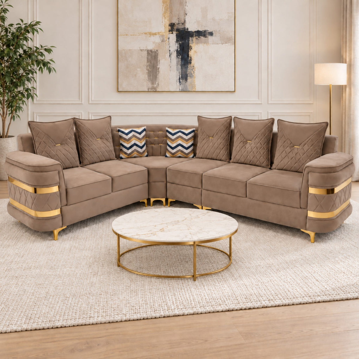Camellia Corner Sofa (Left) — lifestyle