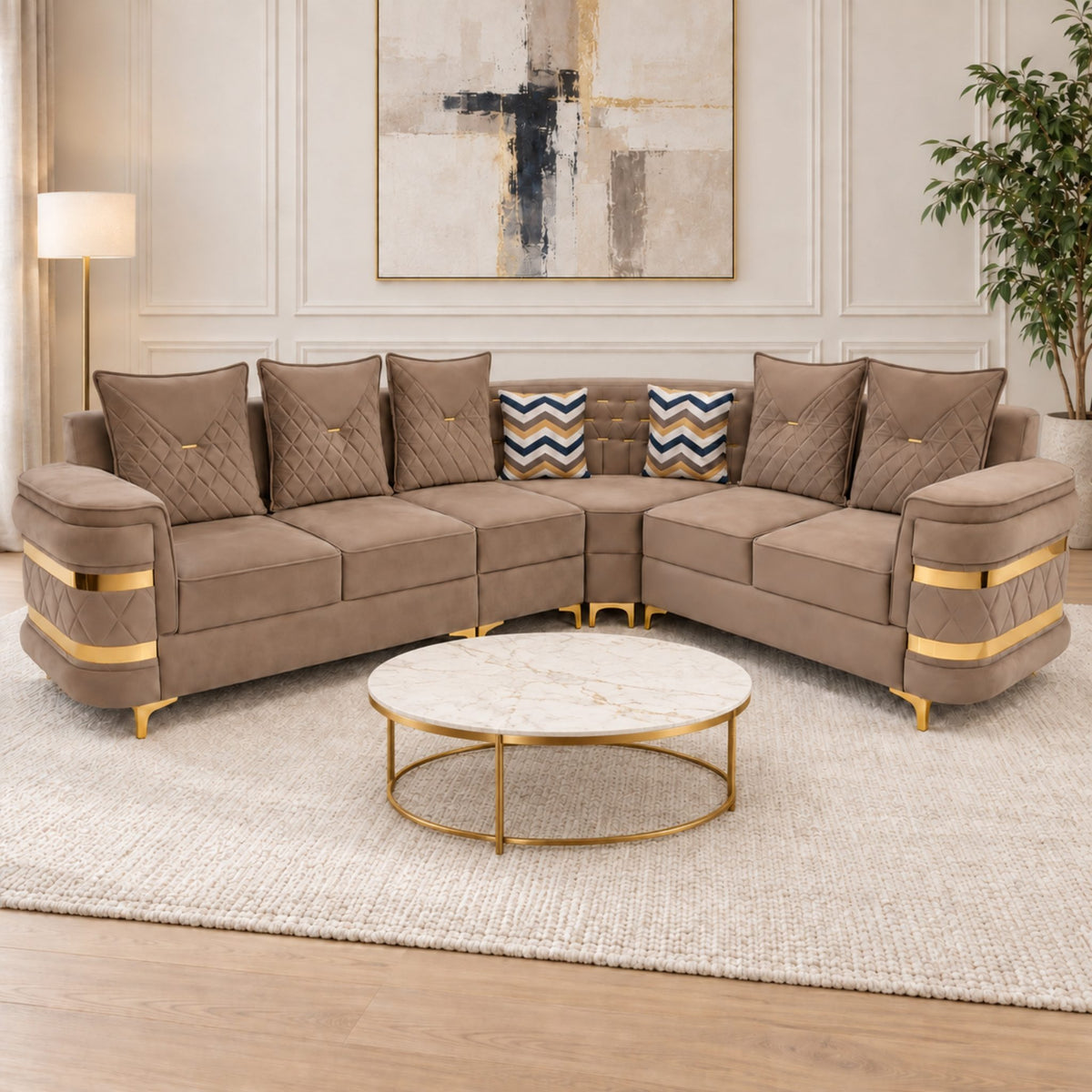 Camellia Corner Sofa (Right) — lifestyle