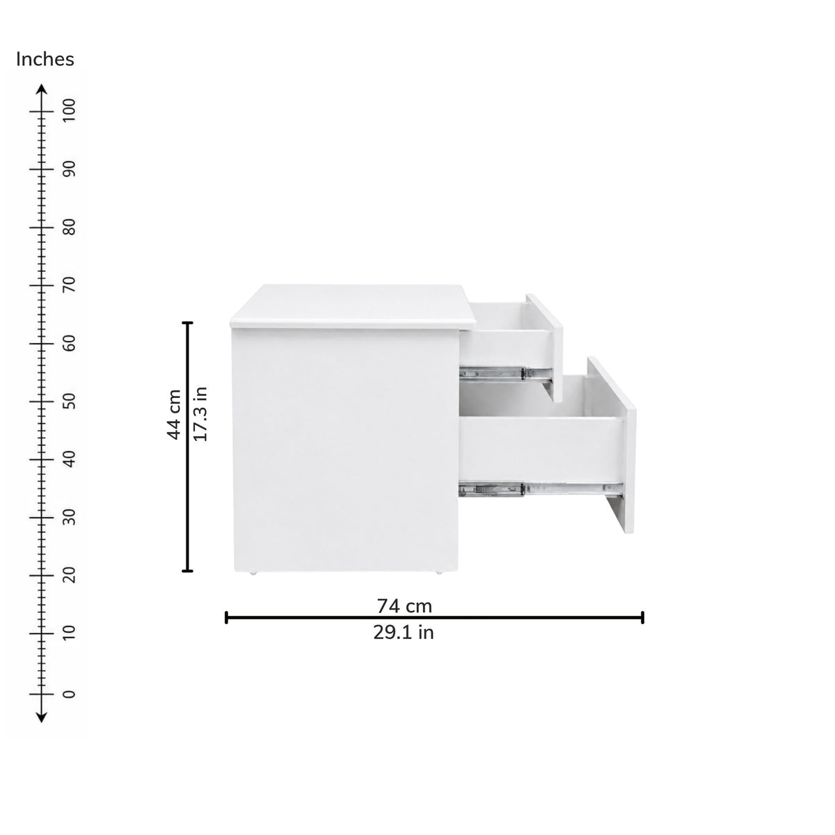 Carina Bedside Table — right-open-dims