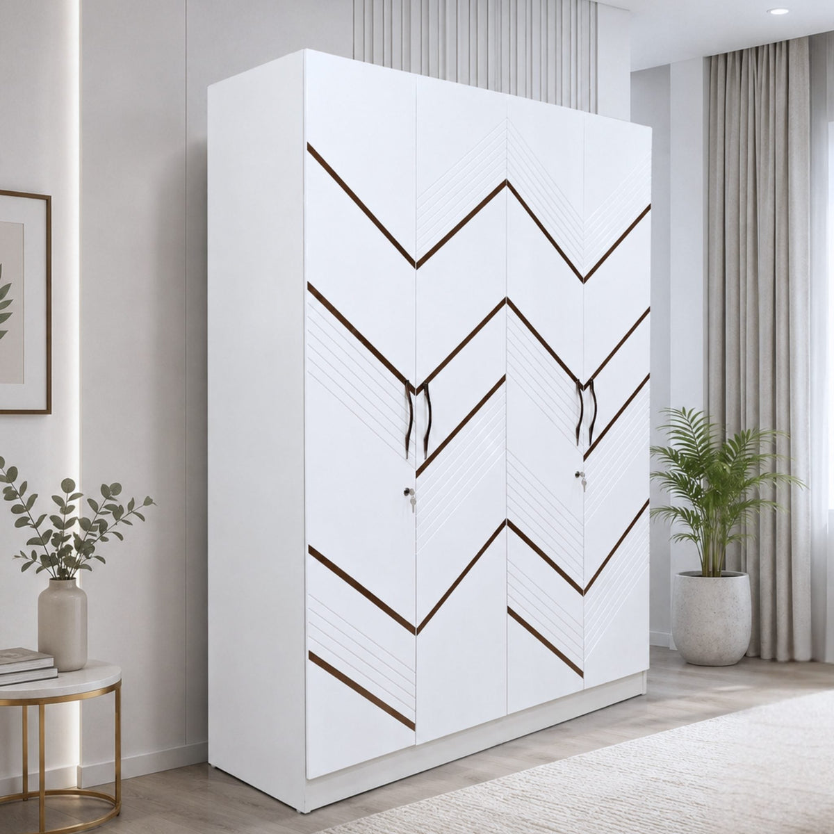 Carina Four-Door Wardrobe