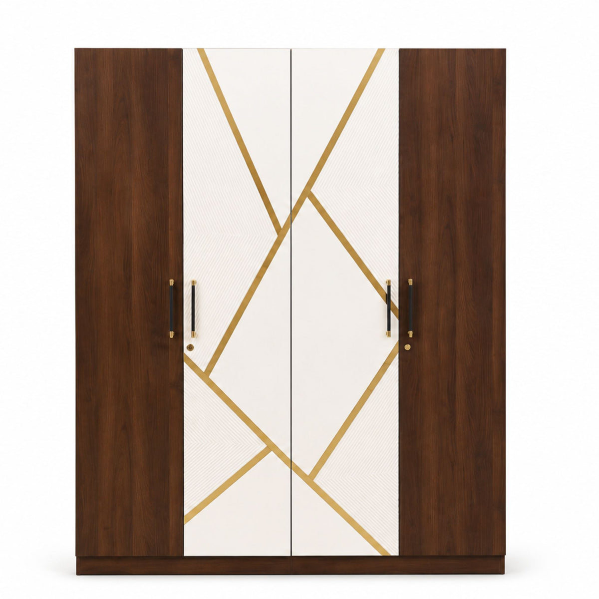 Dusk Four-Door Wardrobe — front