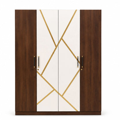 Dusk Four-Door Wardrobe — front
