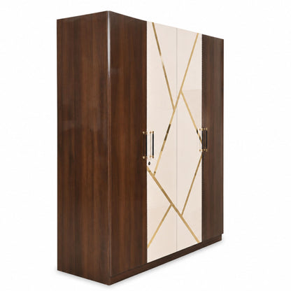 Dusk Four-Door Wardrobe — iso