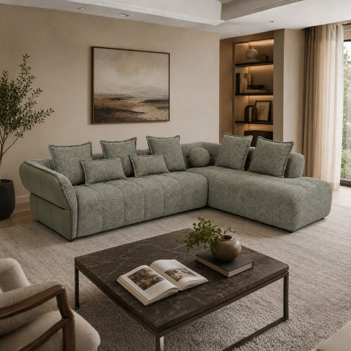 Freesia Corner Sofa (Right) — lifestyle