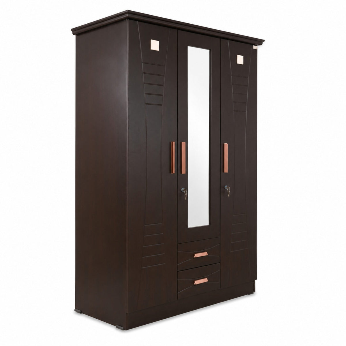 Haven Three-Door Wardrobe — iso