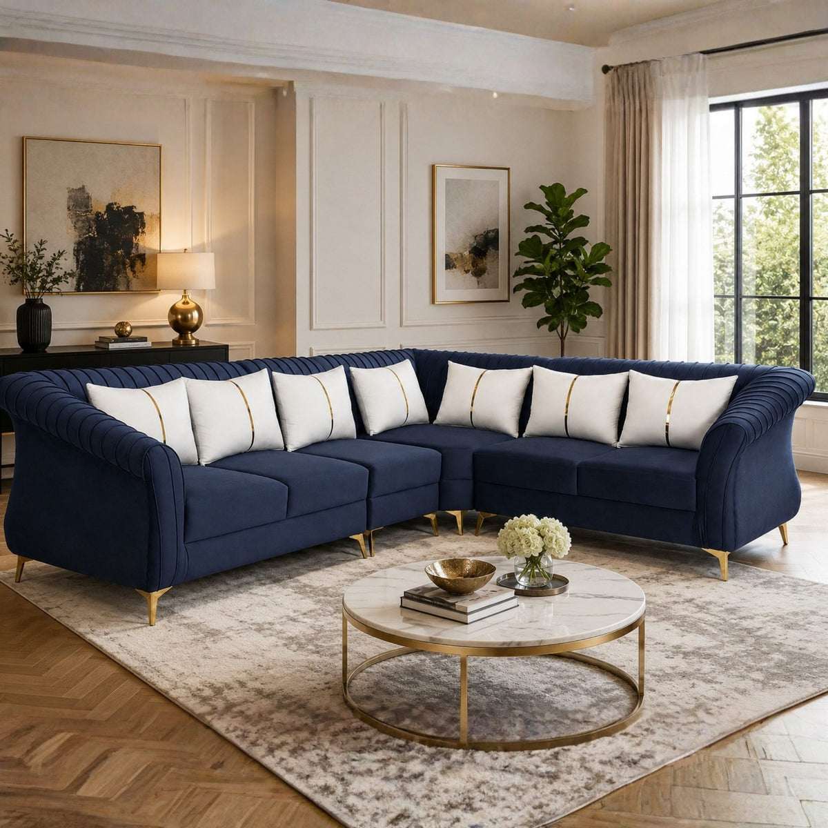 Kris Corner Sofa (Right) — lifestyle