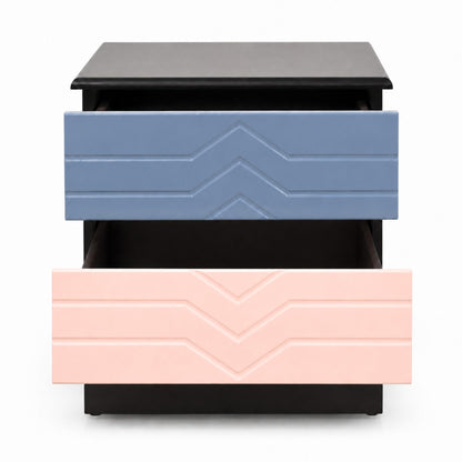 Nebula Bedside Table — front-open