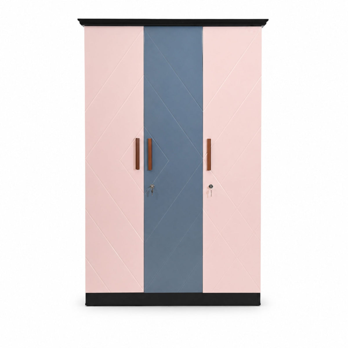 Nebula Three-Door Wardrobe — front