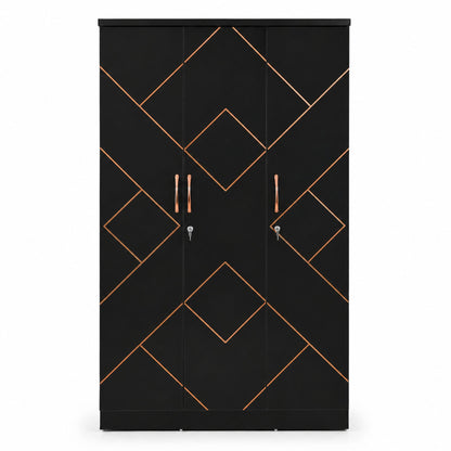 Nocturne Three-Door Wardrobe — front