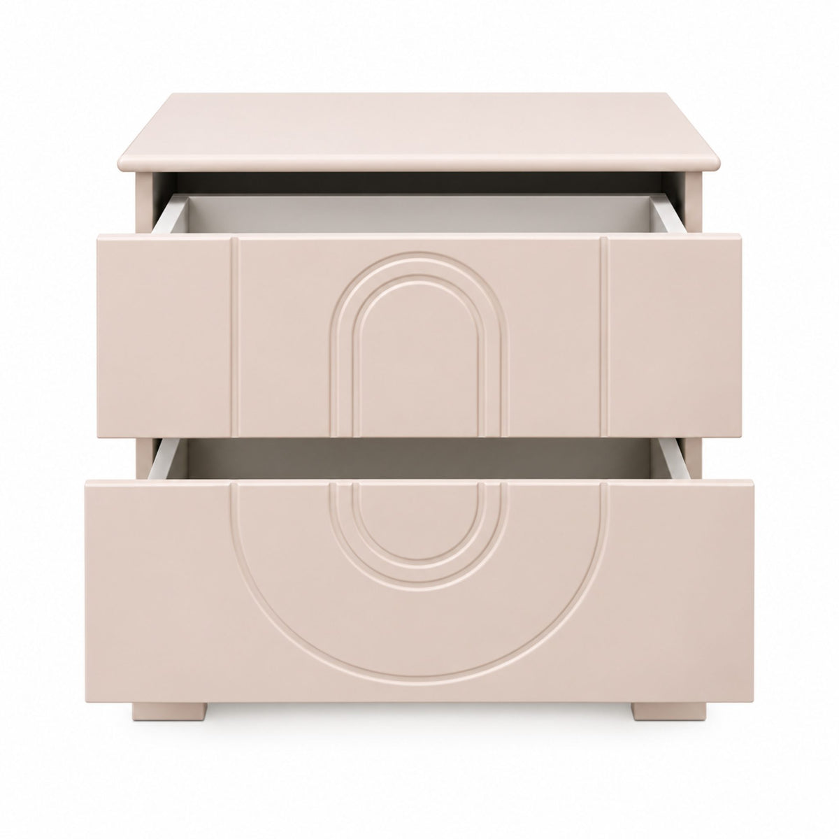Sable Bedside Table — front-open