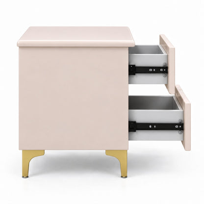 Sable Bedside Table — right-open