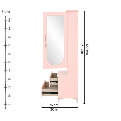 Sable Dresser — right-open-dims