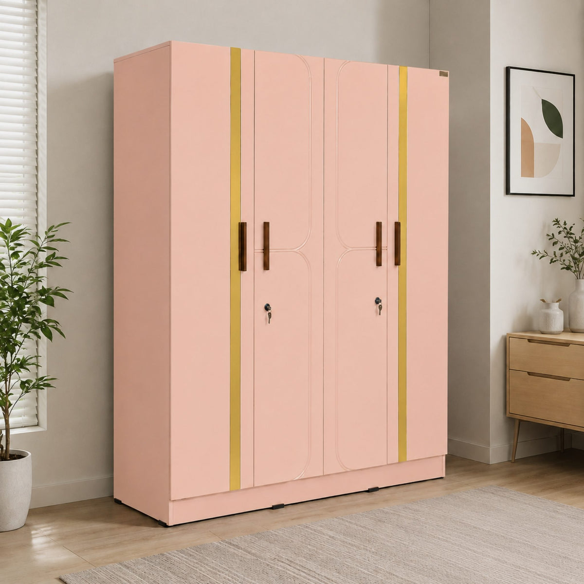 Sable Four-Door Wardrobe — lifestyle