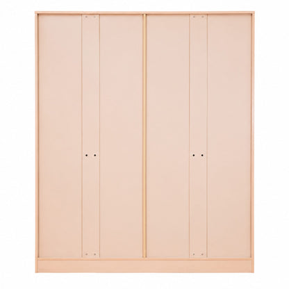 Sable Four-Door Wardrobe — back