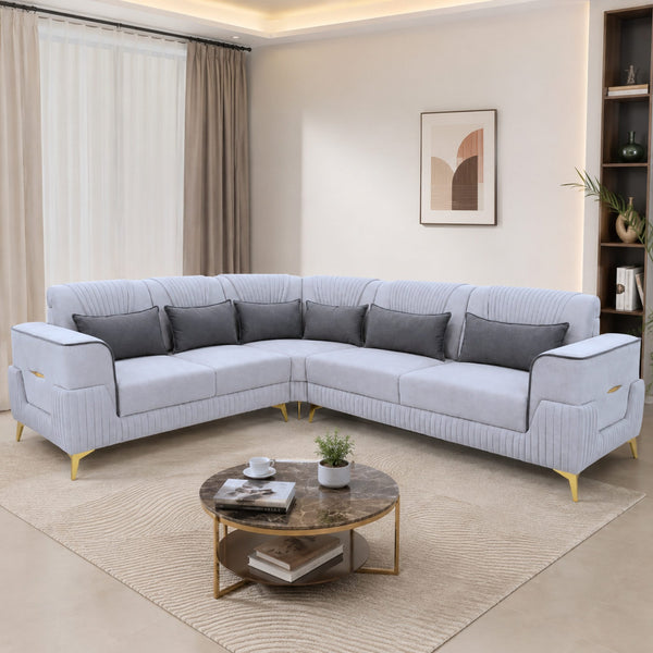 Sage Corner Sofa (Left) — lifestyle