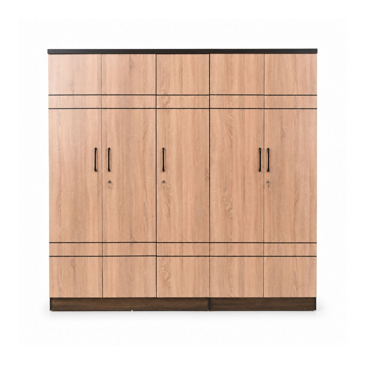 Twilight Five-Door Wardrobe — front